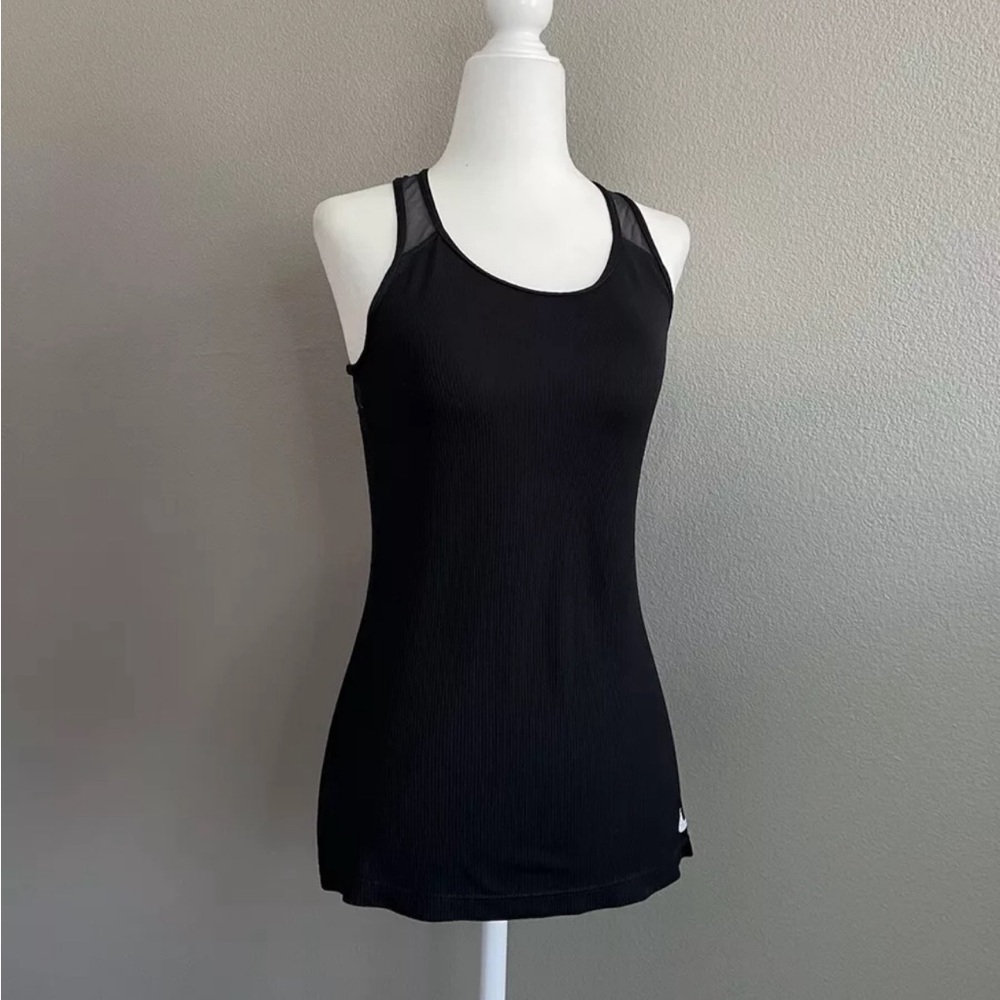 BOGO! Nike top racer back mesh ribbed black size small